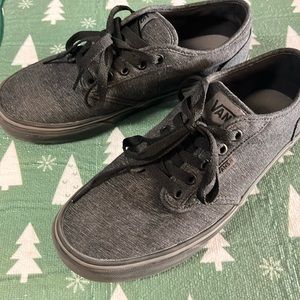 Vans Dark Gray Canvas Mens 8